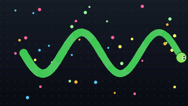 Slither.io gameplay screenshot
